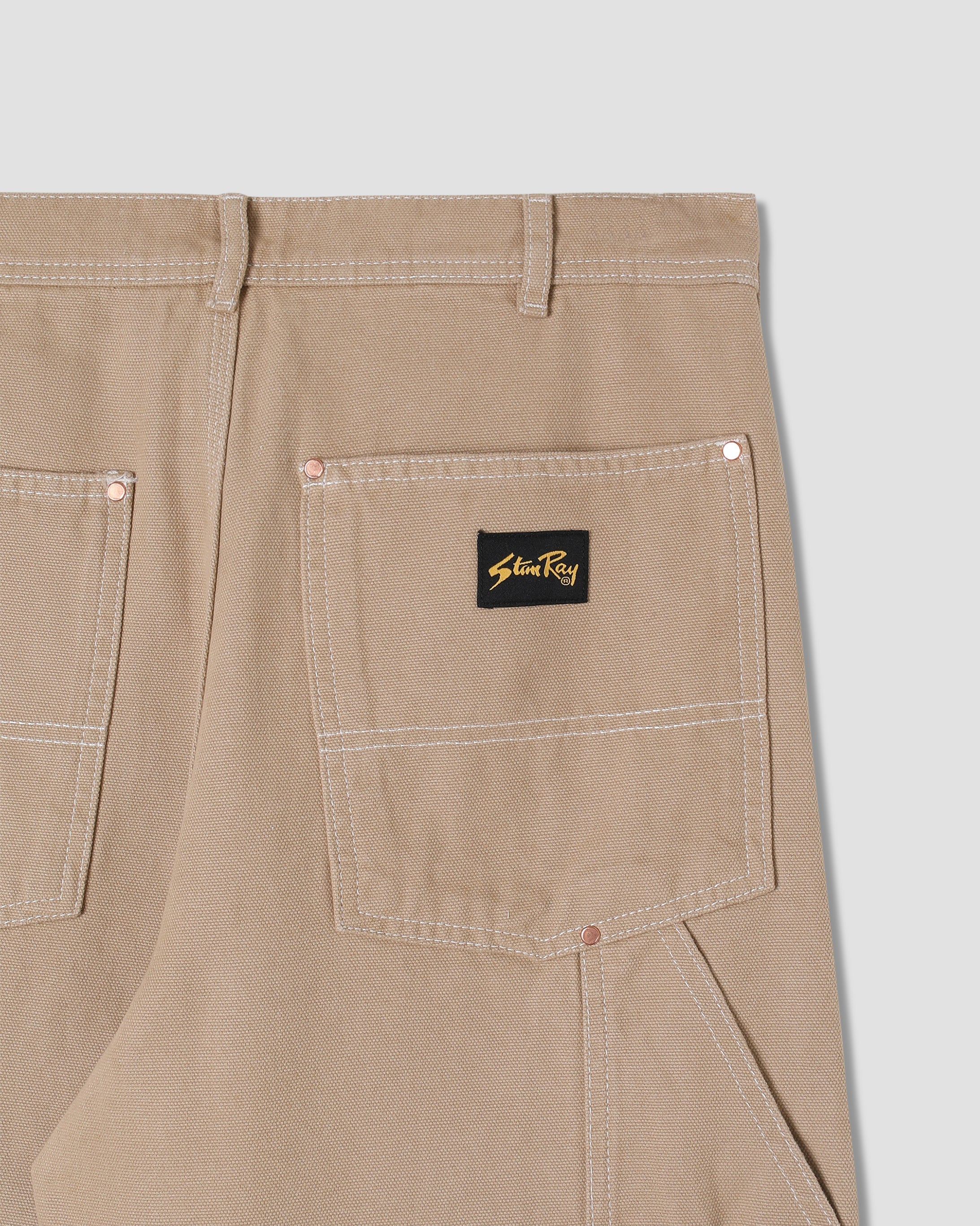 Double Knee Trousers - Khaki Duck