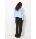 Jogpant Suit Trousers - Plain Dark Black