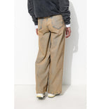 Wide Dyed Washed Jeans - Plain Light Jeans