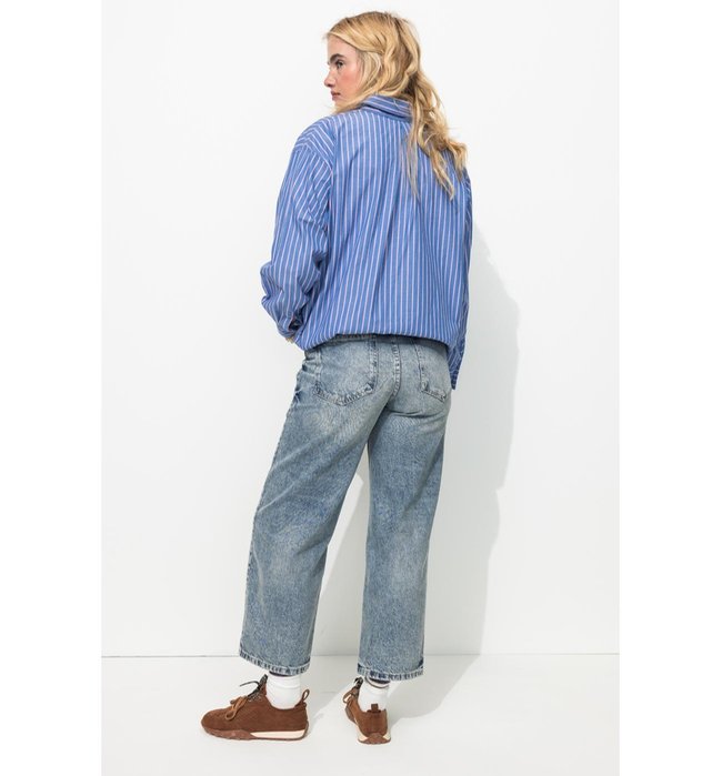 Women's 7/8 Straight Jeans - Plain Dark Jeans