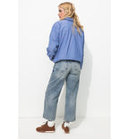 Women's 7/8 Straight Jeans - Plain Dark Jeans