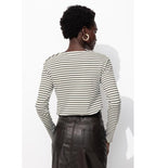 T-shirt Marinière Femme - Bleu Raye