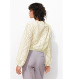 Blusa con bordado inglés - Plain Light Natural