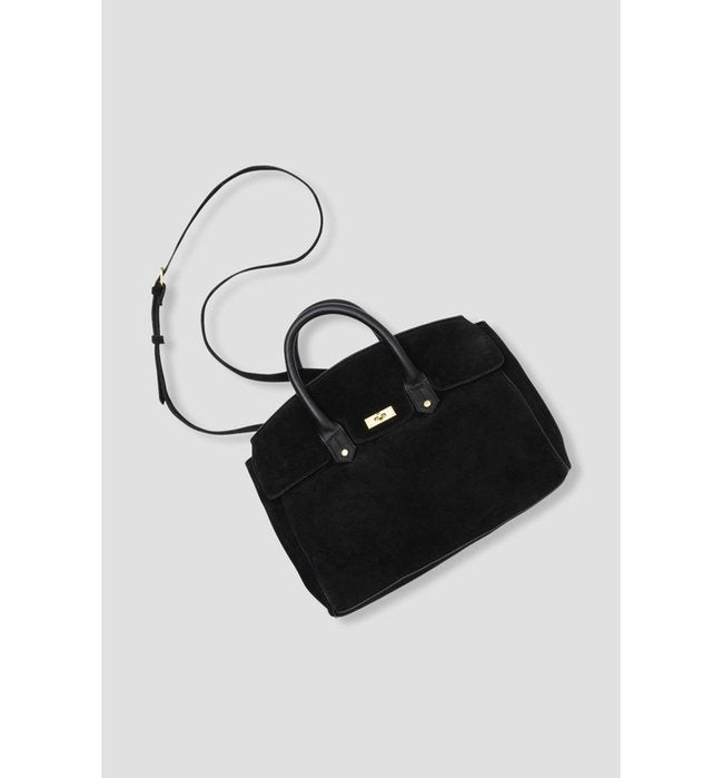 Mujer Bolso de Piel - Uni Negro Oscuro
