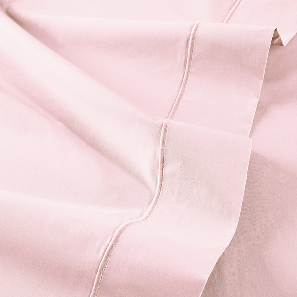Plain Percale - Flat Sheet - Pink