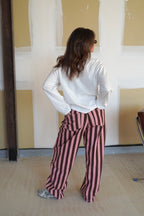 Stripe Rose Jeans