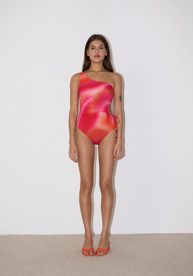Maillot Une Pièce Ambre - Print
