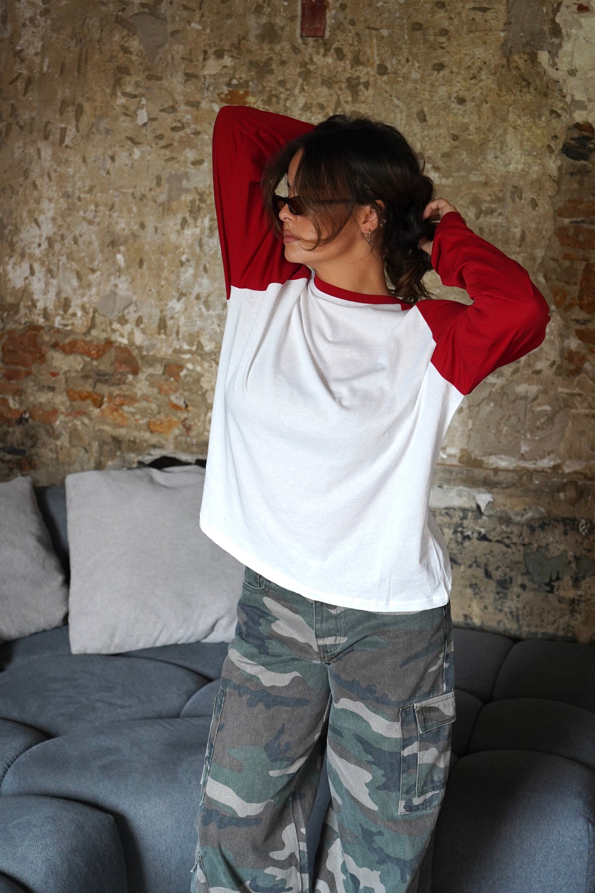 Rød Ben T-shirt