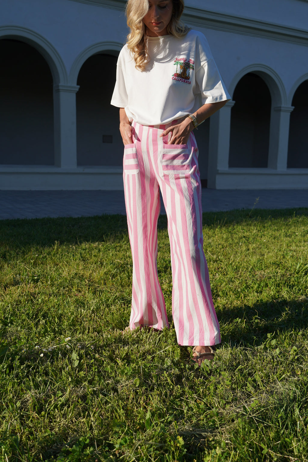 Pantaloni Anaïs Rose