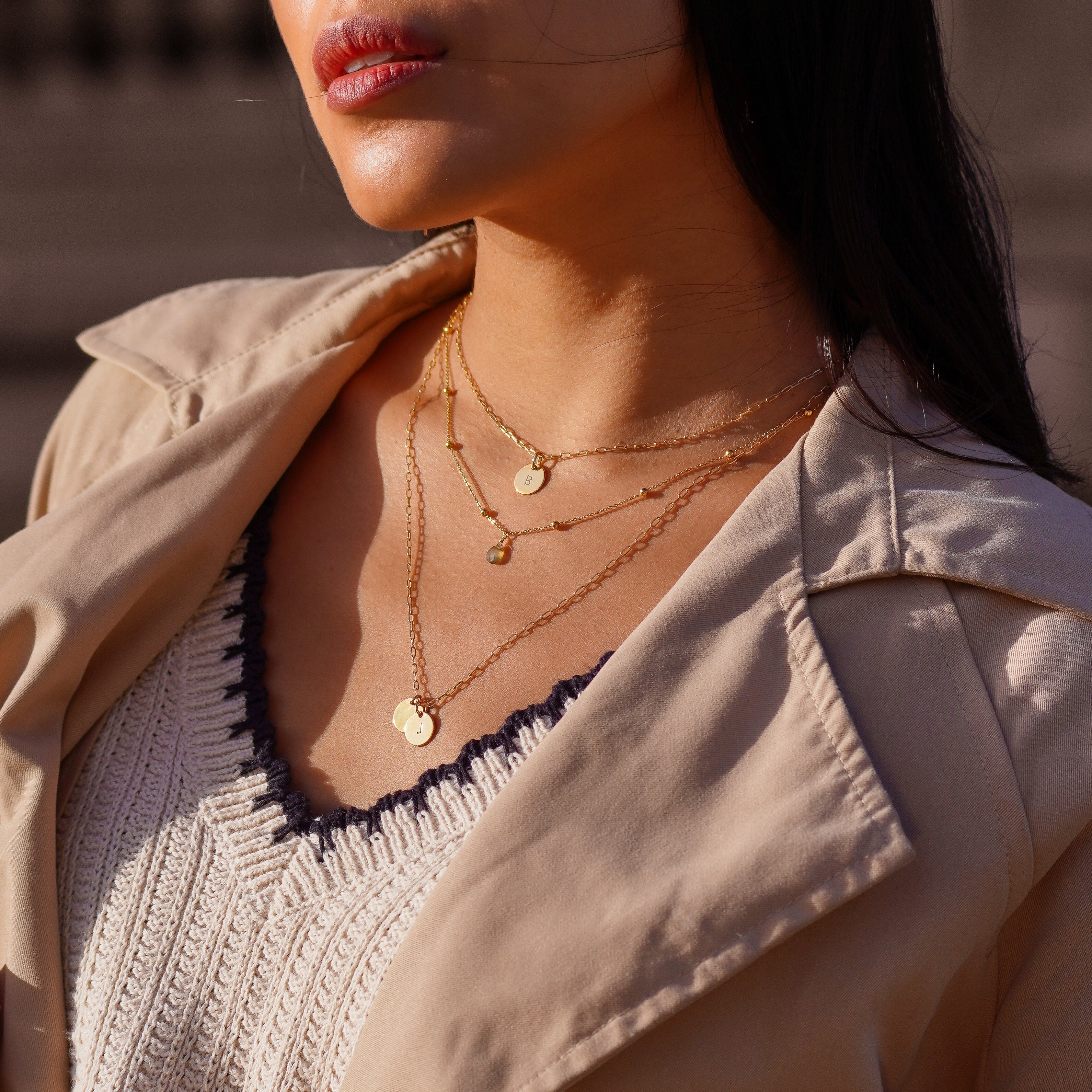 Collier Lettre Personnalisée
