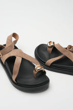 Sandales Maya - Taupe
