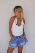Top Roxanne Hvid