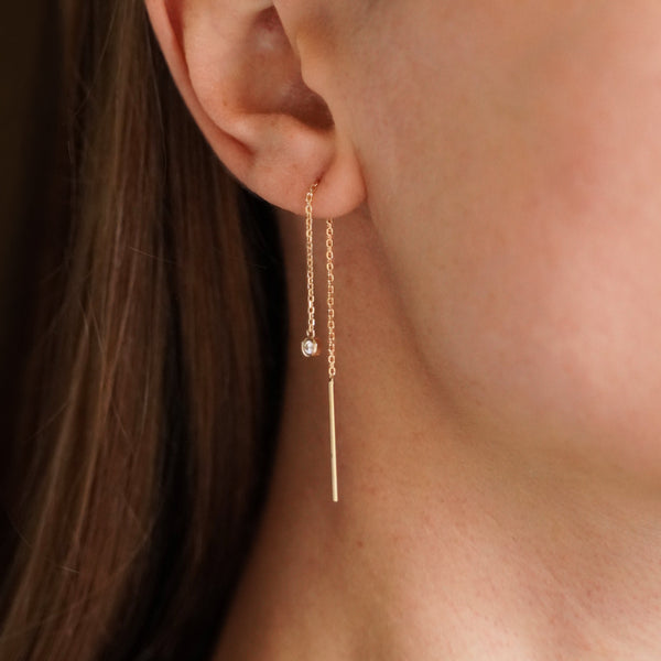 Pendientes de cadena Éclat