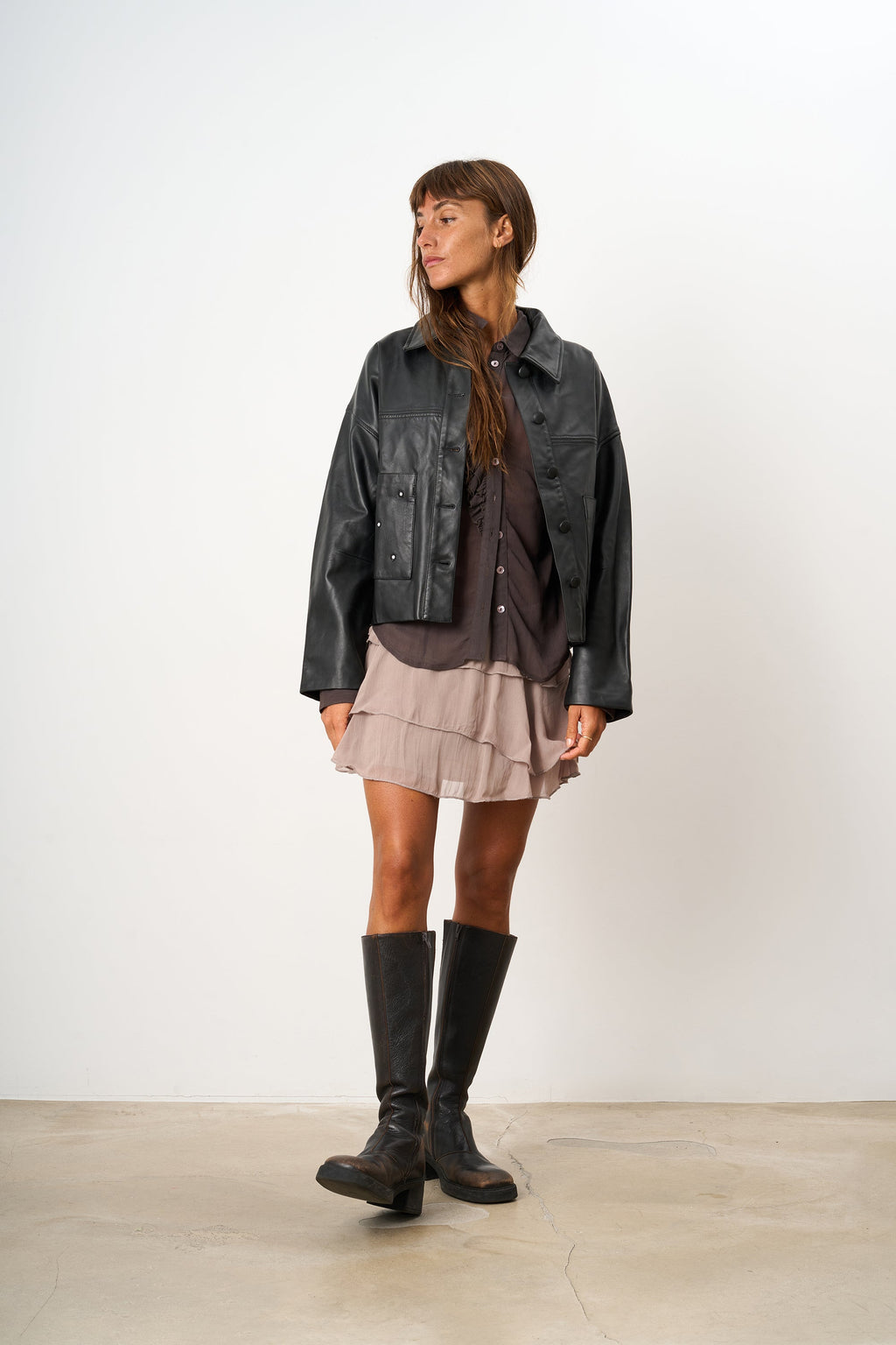 Minirock Zania Grey