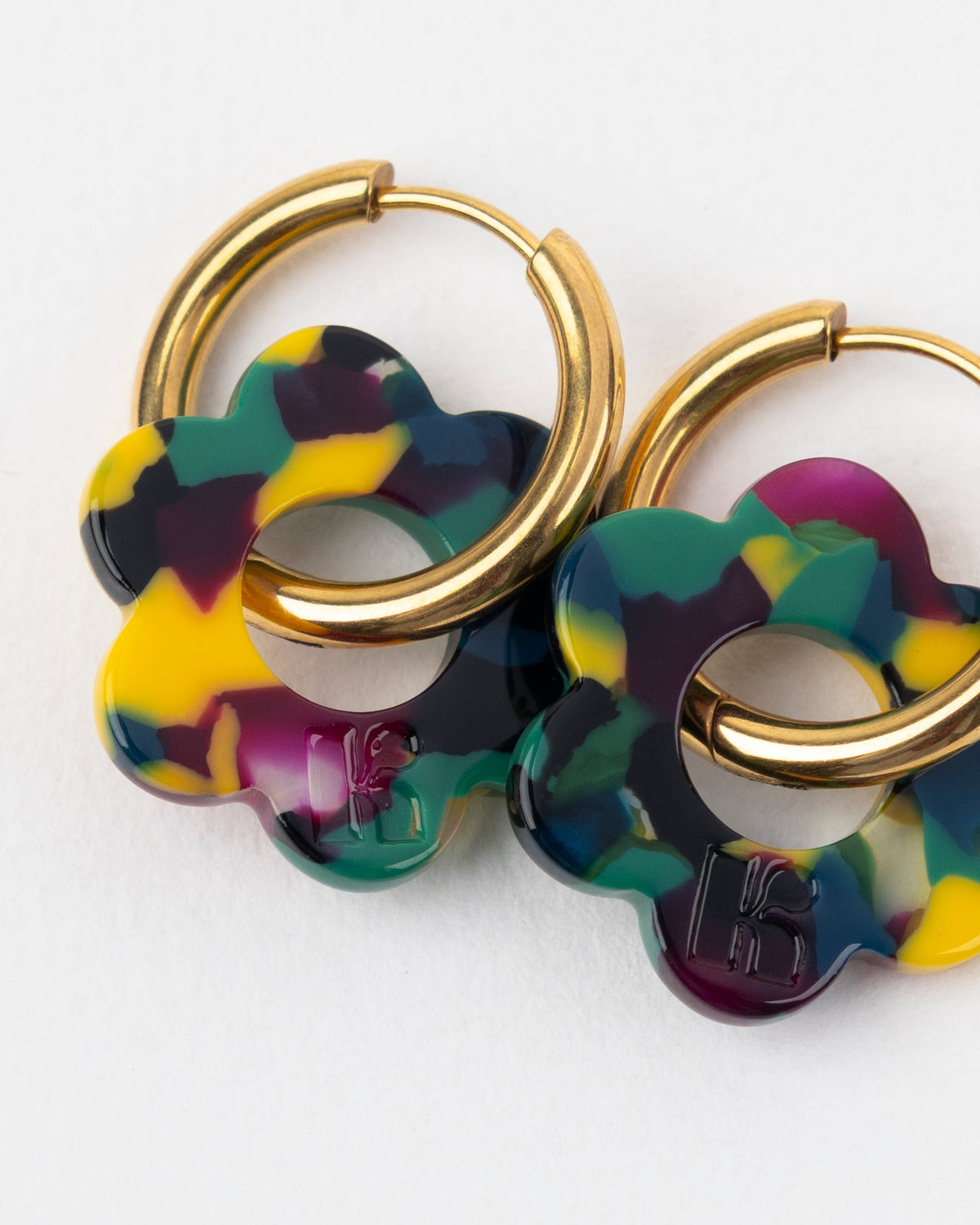 Pendientes Baby Fleurette - Camo