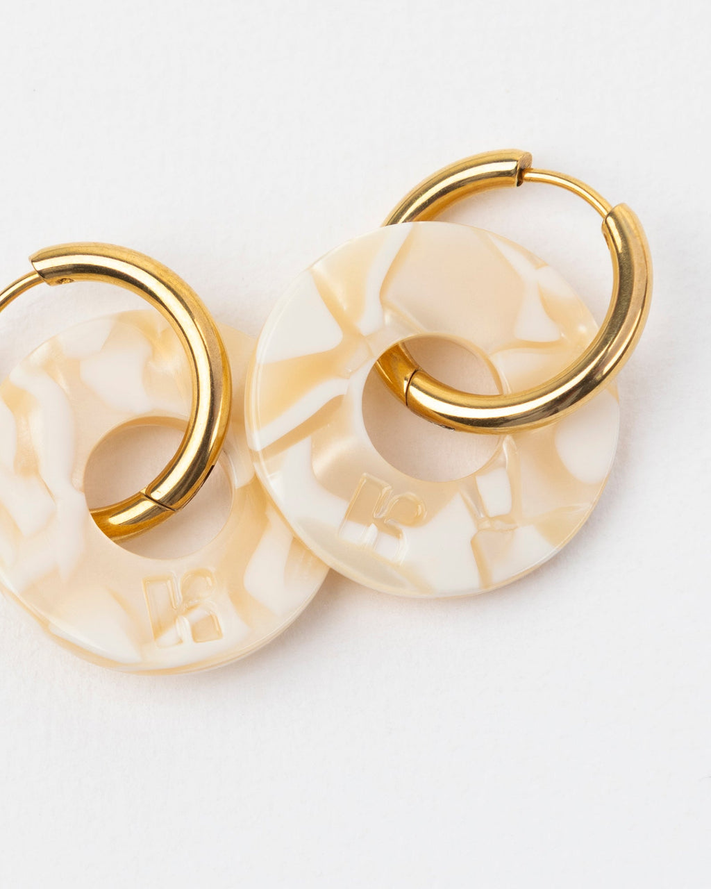 Ohrringe Donuts – Nude