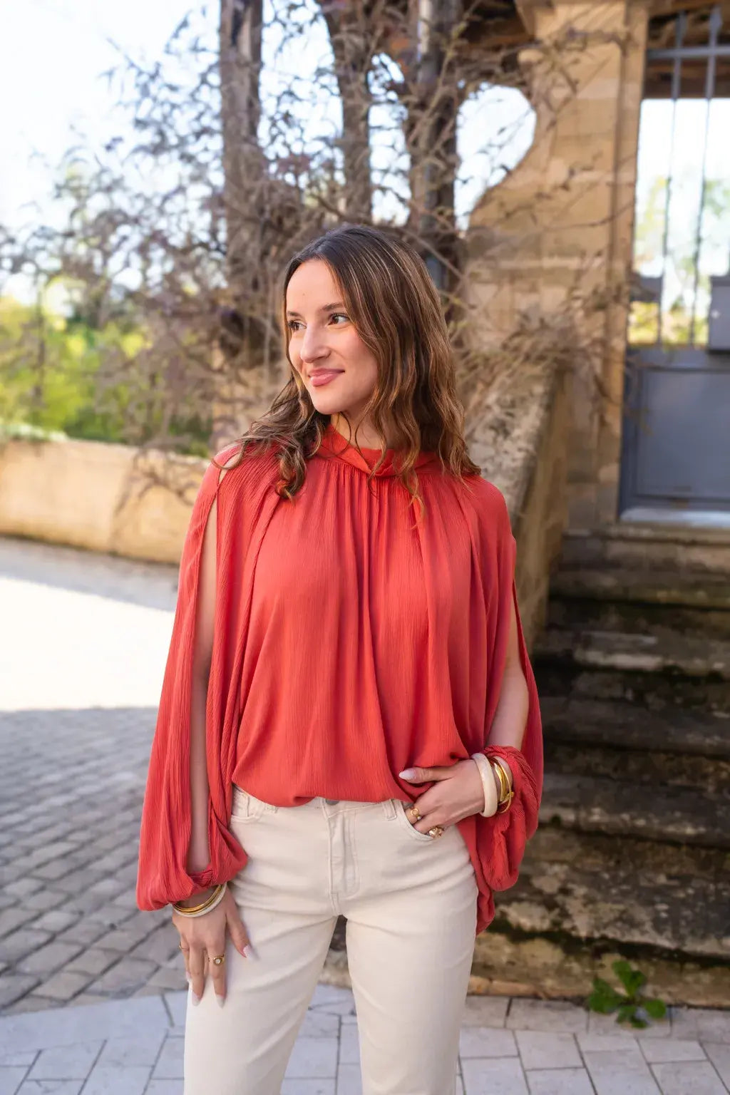 Blusa Stella - Terracota