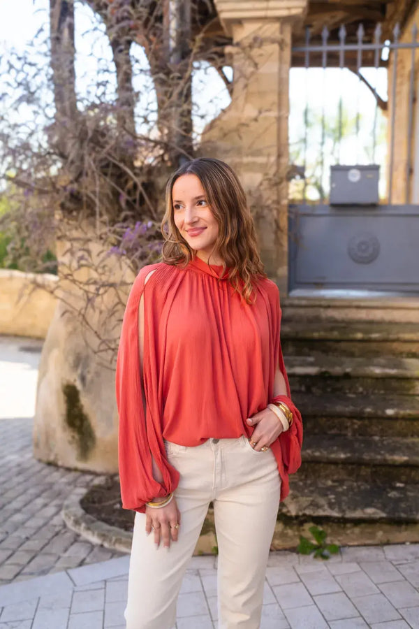 Blusa Stella Terracota