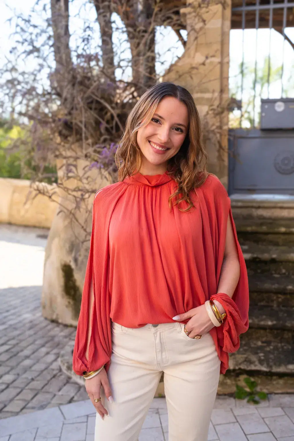 Blusa Stella - Terracota