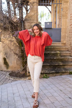 Blusa Stella - Terracota