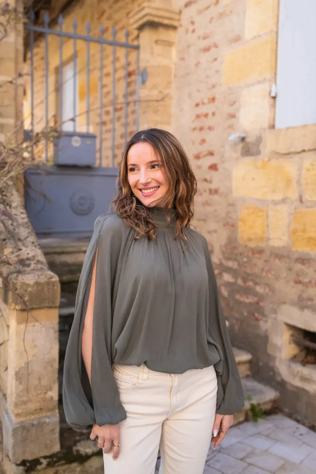 Blusa Stella - Cachi