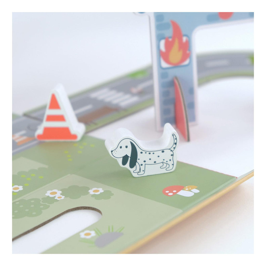 Portable Fire Station Playset