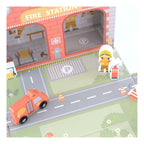 Portable Fire Station Playset