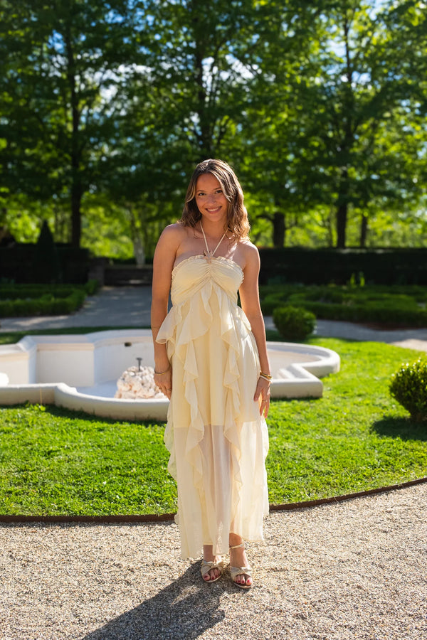 Yellow Coralia Dress