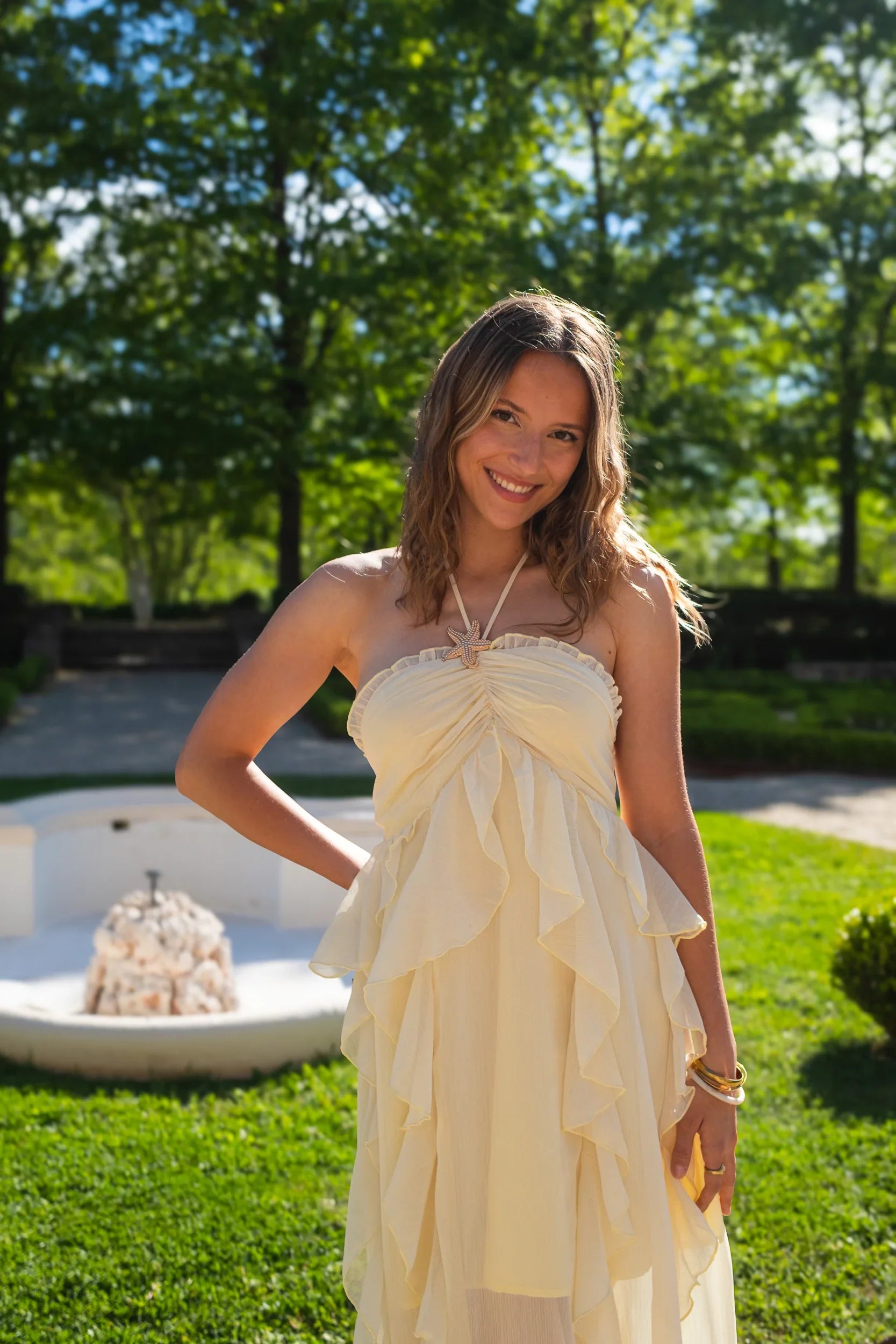 Yellow Coralia Dress