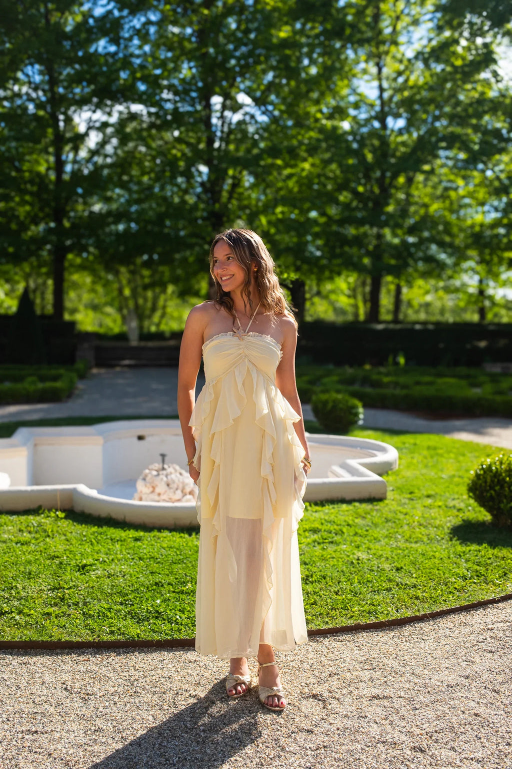 Yellow Coralia Dress