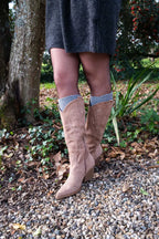 Vanina Cowboyboots - Mullvadsgrå