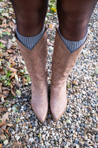 Vanina Cowboyboots - Mullvadsgrå
