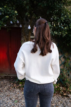 Albertine Cardigan - Ecru
