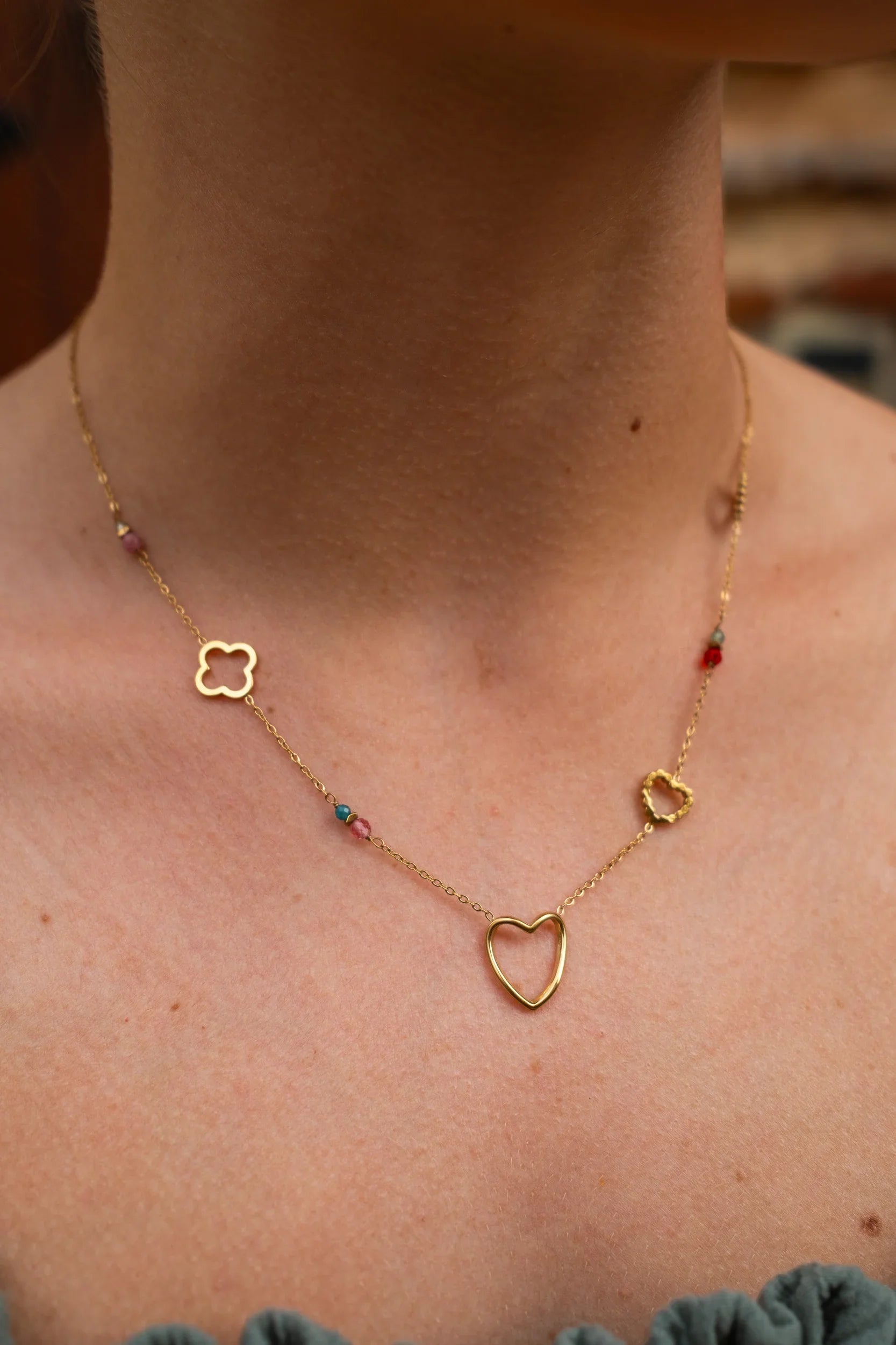 Collar de corazón