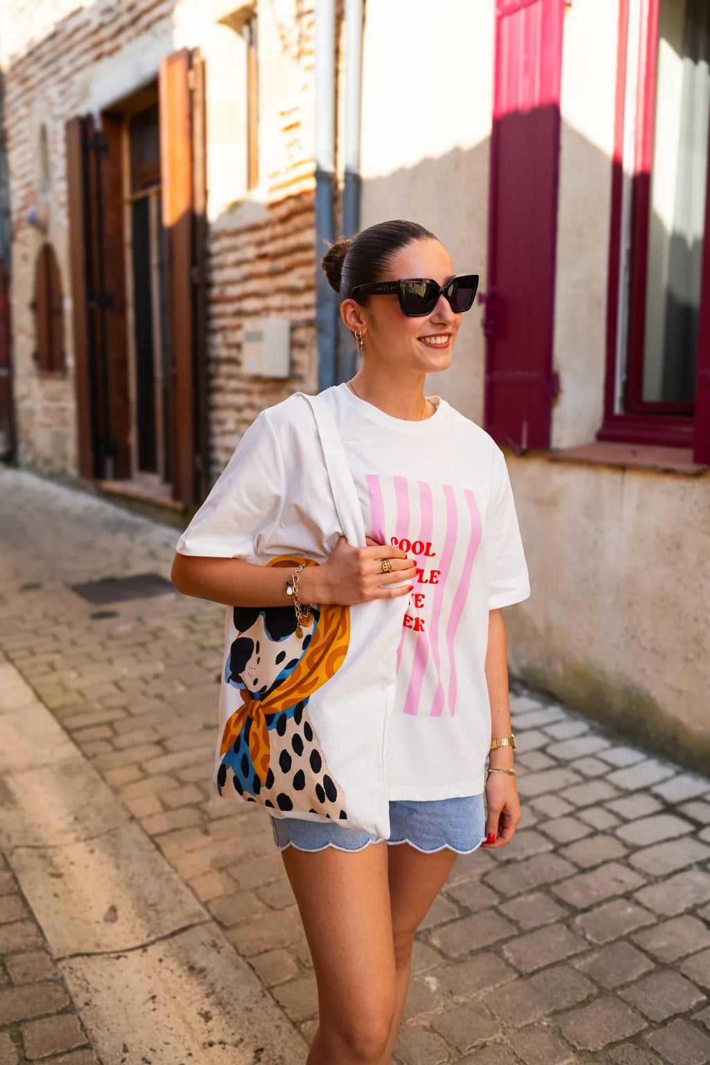 Dog Dots Tote Bag