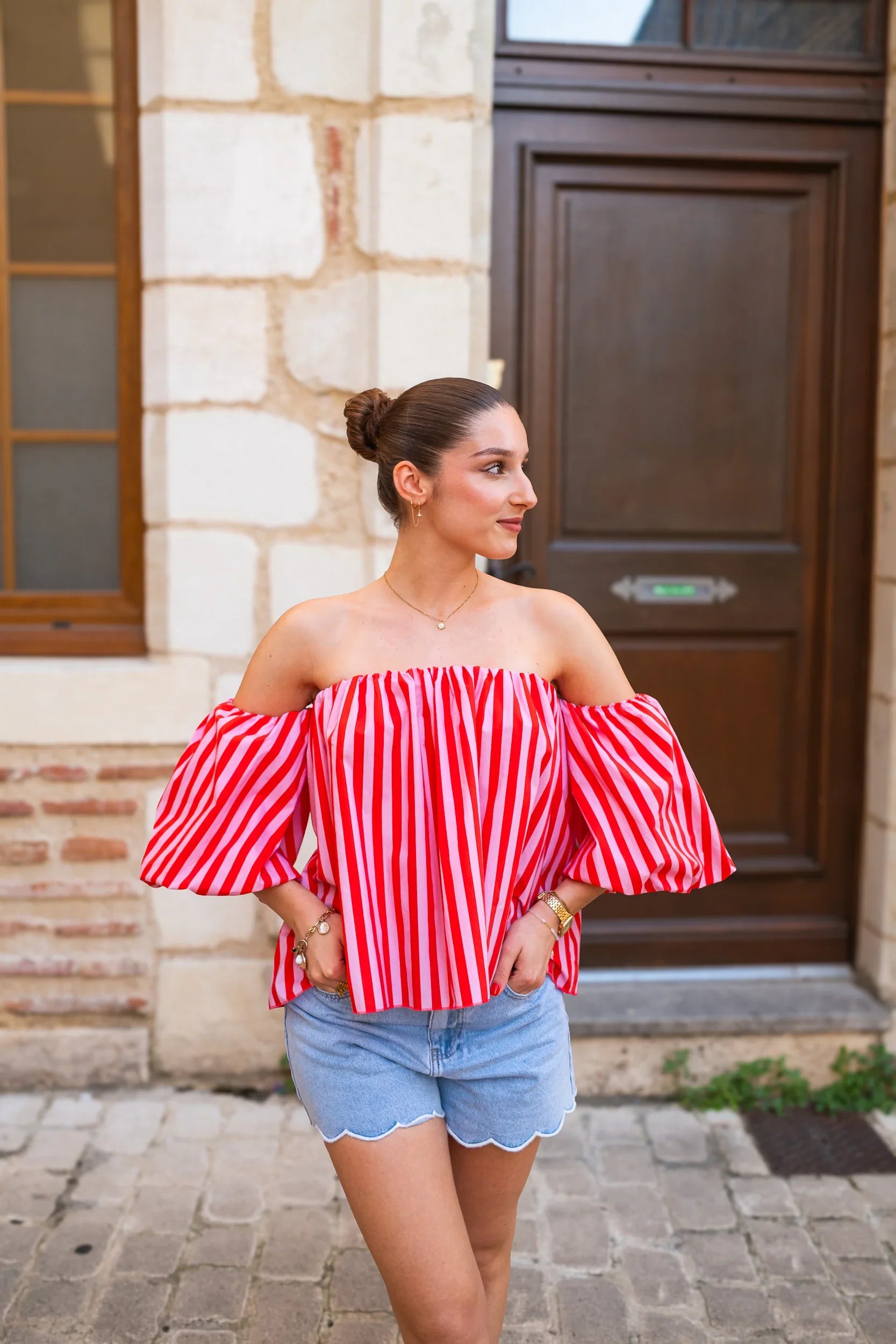 Cora Blouse Pink