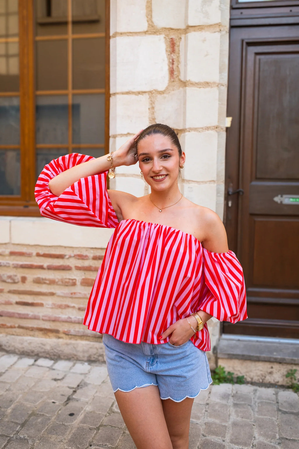 Cora Blouse Pink