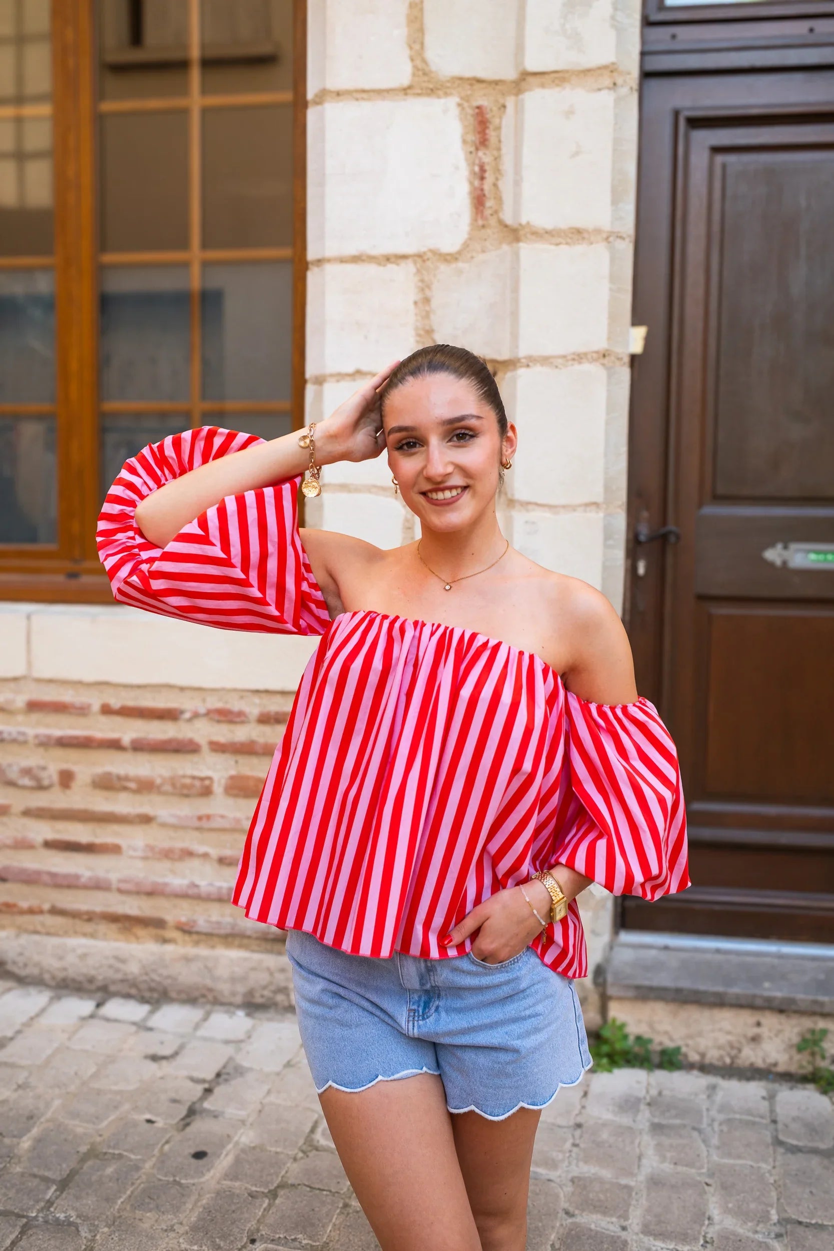 Cora Blouse Pink