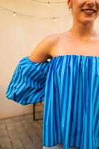 Cora Blue Blouse