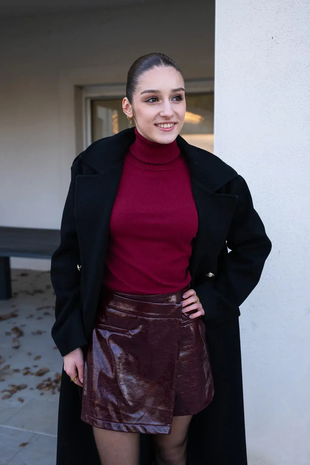 Sweter Tom – Bordowy