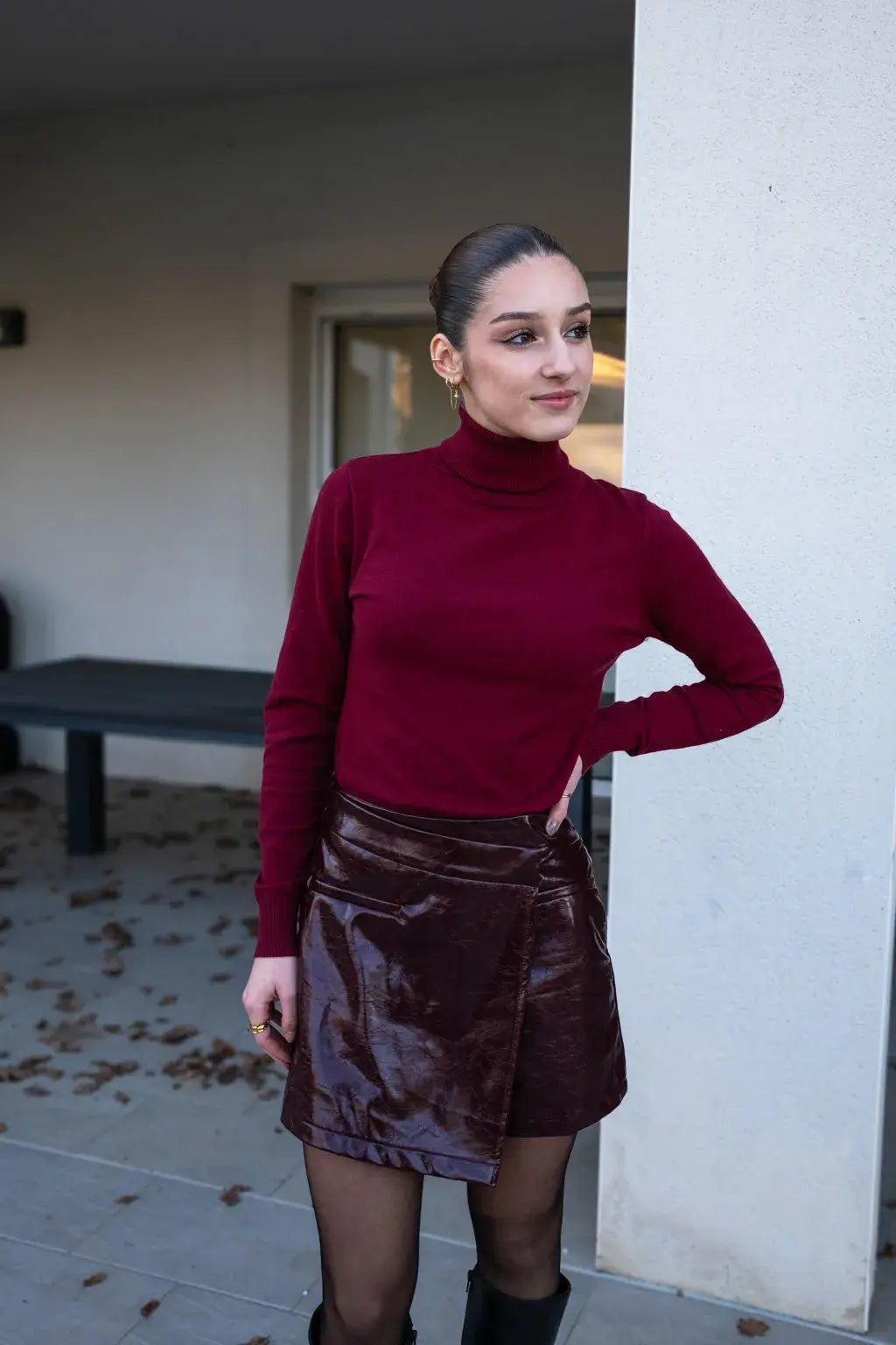 Sweter Tom – Bordowy