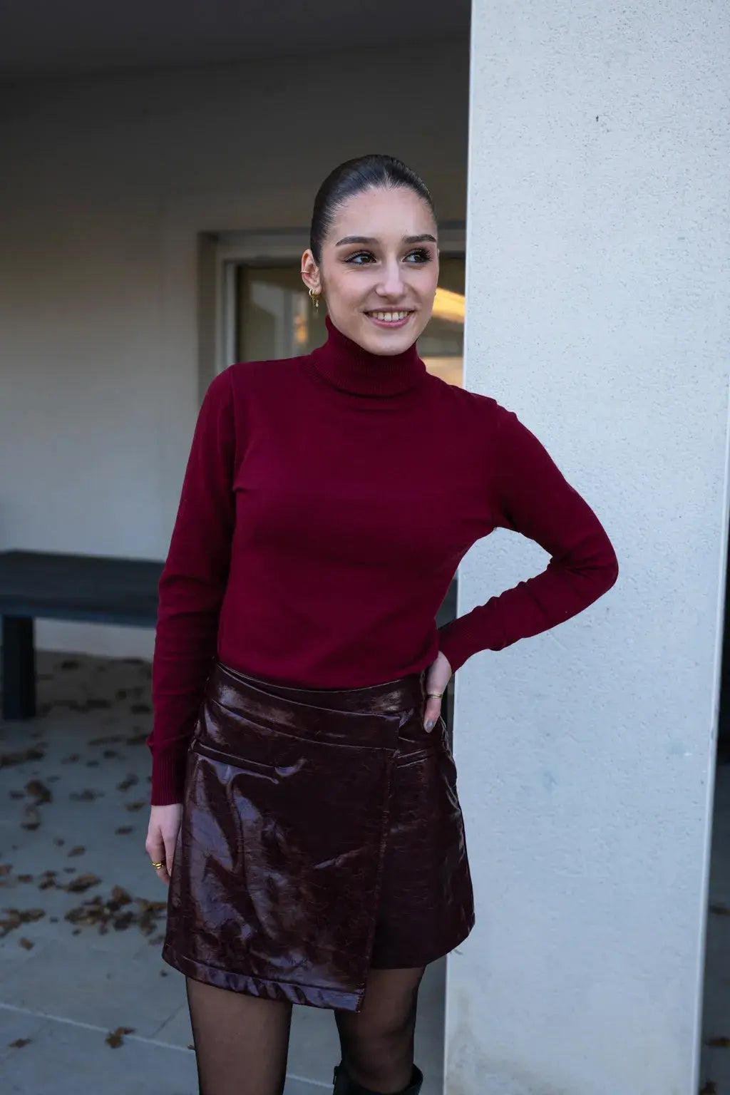 Sweter Tom – Bordowy