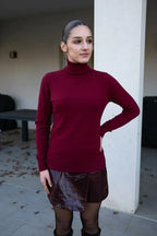 Sweter Tom – Bordowy