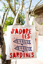 Tote-Bag J'adore Les Sardines