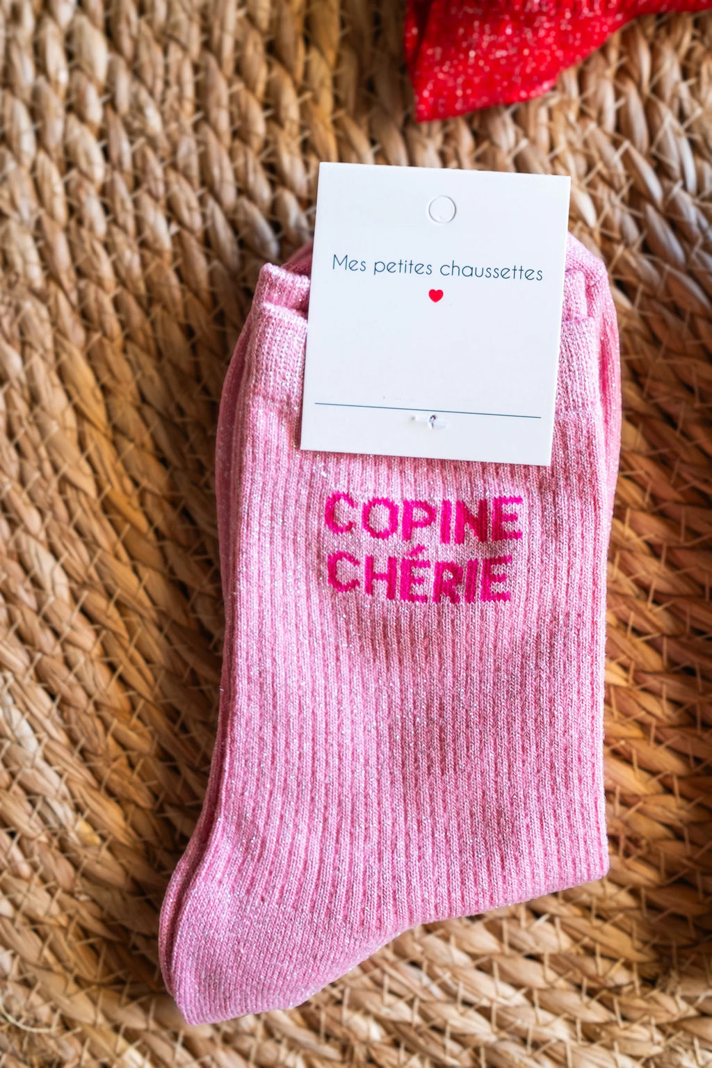 Pink Sweetheart Girlfriend Socks