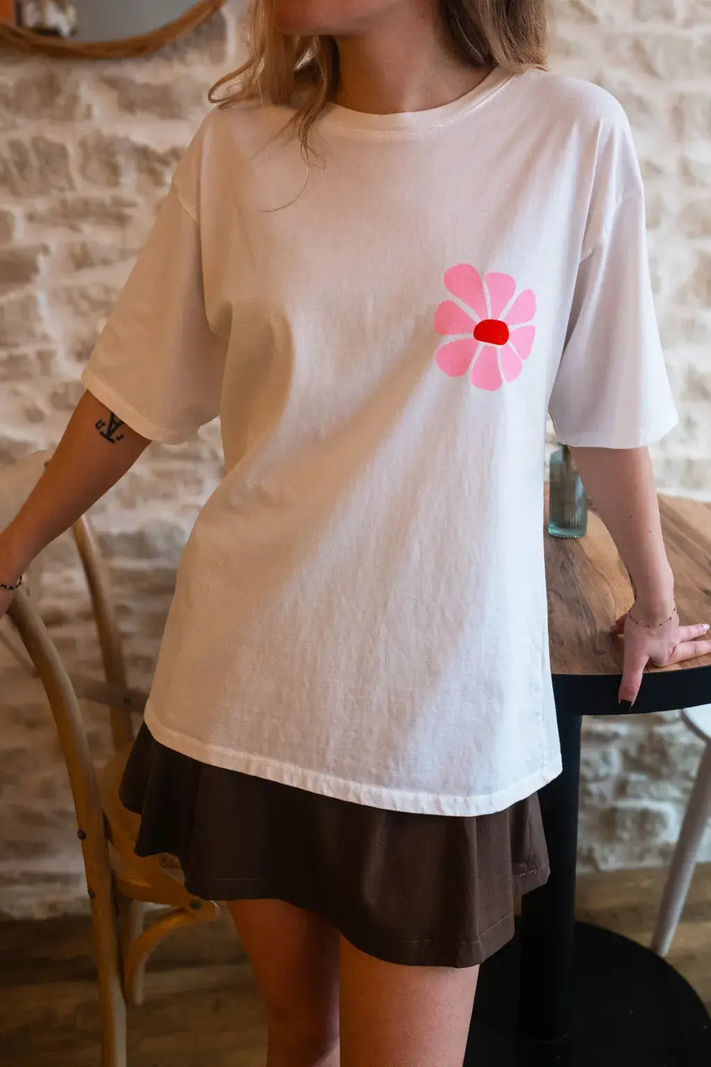 Maya Ecru T-Shirt