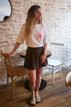 Maya Ecru T-Shirt