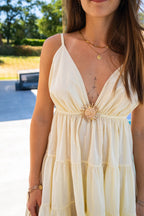 Yellow Short Charline Dress