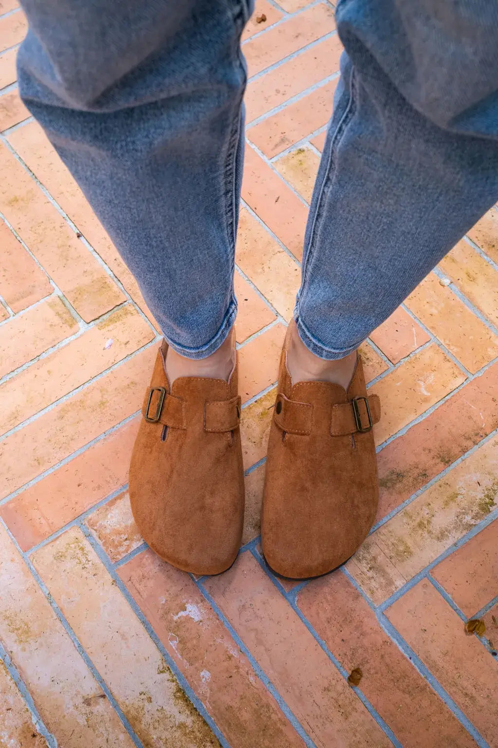 Klapki Mules Noa - Camel