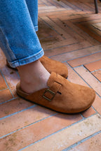 Klapki Mules Noa - Camel